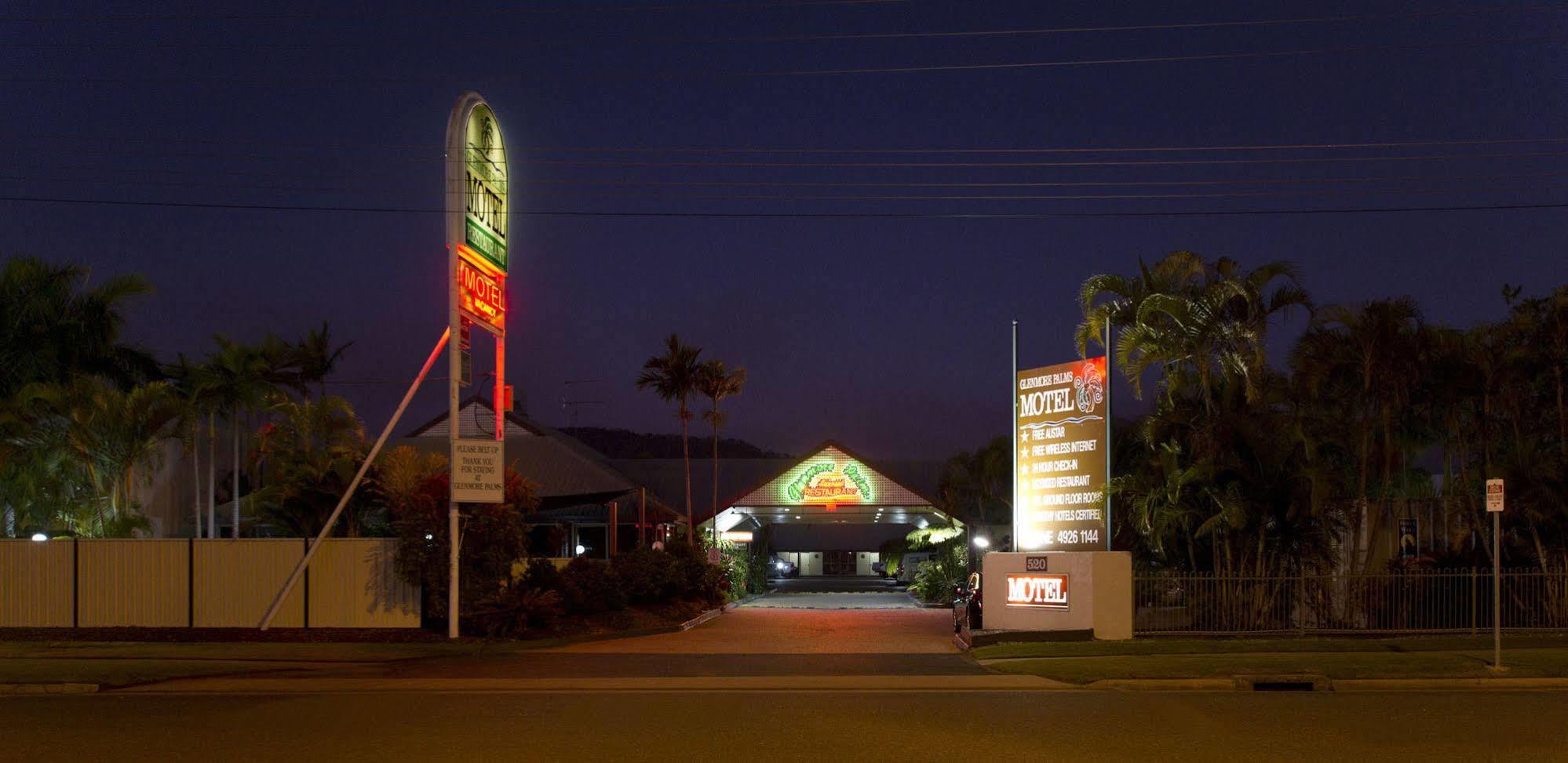 Glenmore Palms Motel Rockhampton Exteriör bild